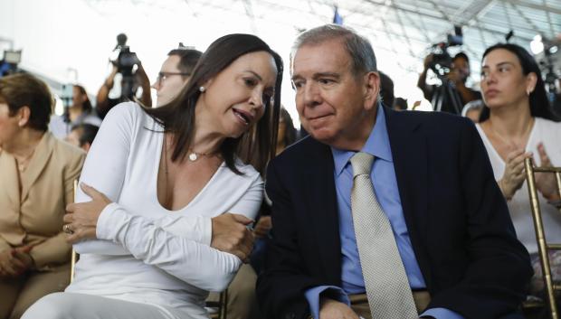 María Corina Machado y Edmundo González
