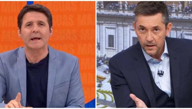 Jesús Cintora y Javier Ruiz, presentadores de Malas lenguas y Mañaneros 360