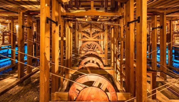 Sistema elevación platea