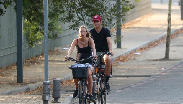 Alice Campello  y  Älvaro Morata  en Madrid