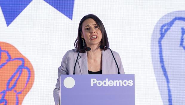 La secretaria política de Podemos y eurodiputada, Irene Montero