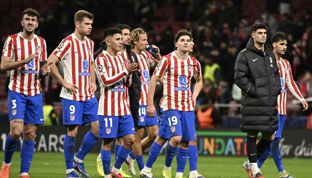 Los jugadores del Atlético de Madrid tras el batacazo ante el Bodo/Glimt