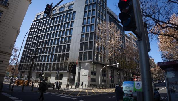 Entrada a la Audiencia Nacional