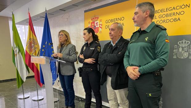 Ana María López, Dolores López, Pedro Escribano y Ramón María Clemente