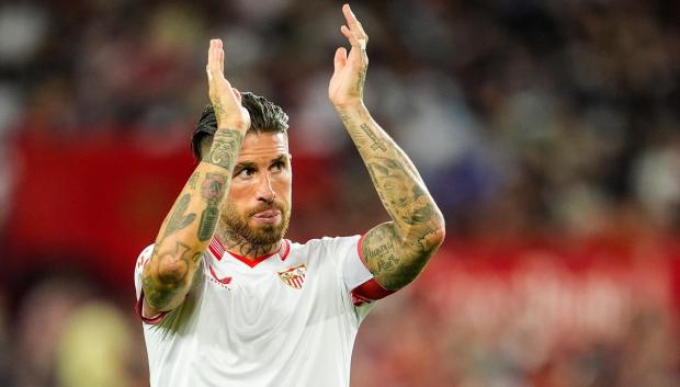(Foto de ARCHIVO)
Sergio Ramos of Sevilla FC gestures during the Spanish league, LaLiga EA Sports, football match played between Sevilla FC and  FC Barcelona at Ramon Sanchez-Pizjuan stadium on May 26, 2024, in Sevilla, Spain.

Joaquin Corchero / AFP7 / Europa Press
26/5/2024 ONLY FOR USE IN SPAIN