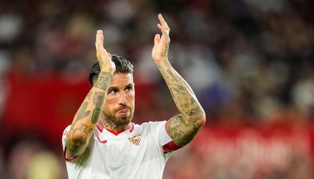 (Foto de ARCHIVO)
Sergio Ramos of Sevilla FC gestures during the Spanish league, LaLiga EA Sports, football match played between Sevilla FC and  FC Barcelona at Ramon Sanchez-Pizjuan stadium on May 26, 2024, in Sevilla, Spain.

Joaquin Corchero / AFP7 / Europa Press
26/5/2024 ONLY FOR USE IN SPAIN