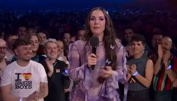 Inés Hernand presentó la semifiinal del Benidorm Fest