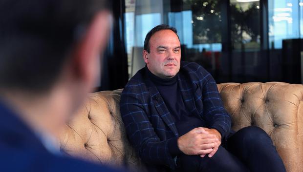 El economista José Carlos Díez en una entrevista en la redacción de El Debate.