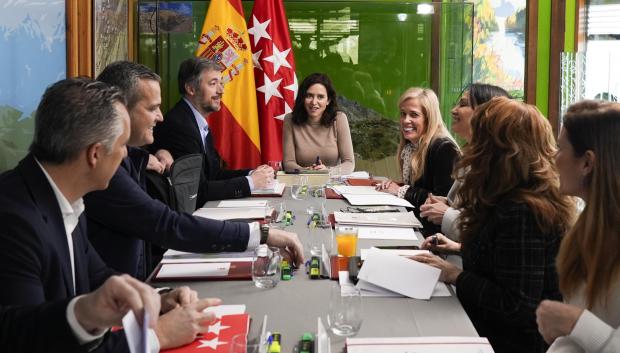 El Consejo de Gobierno de Madrid celebrado este miércoles en el Centro de Visitantes de Peñalara