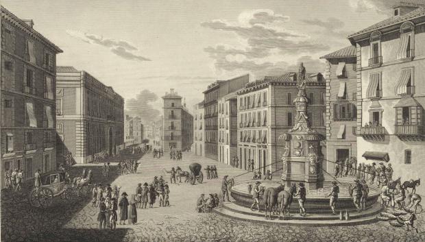 La Puerta del Sol a principios del siglo XIX