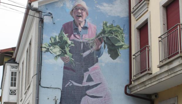 Mural 'A greleira dos 50 pés'