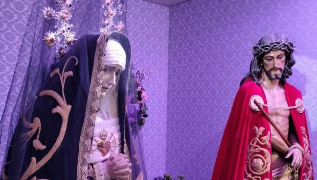 Imagen de la Dolorosa y el Ecce-Homo del Cabanyal