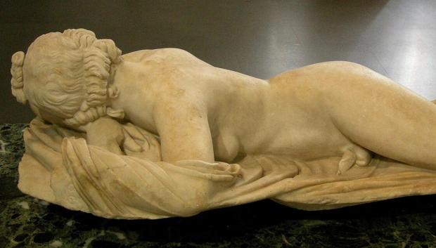 Hermafrodito durmiente. Museo Nacional Romano