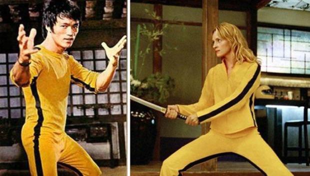 Bruce Lee y Kareem Abdul Jabbar en la película Juego con la muerte
