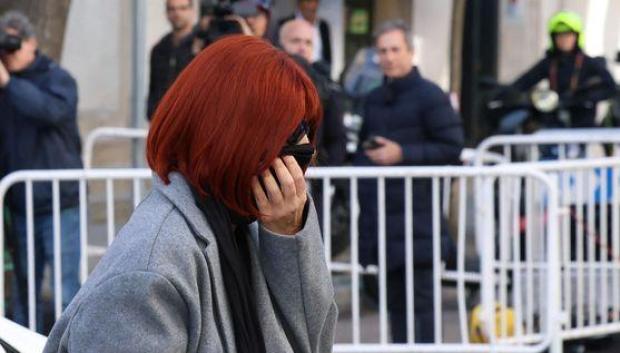 La ex mujer de Koldo, Patricia Úriz, a su llegada al Supremo, este lunes, para declarar como testigo