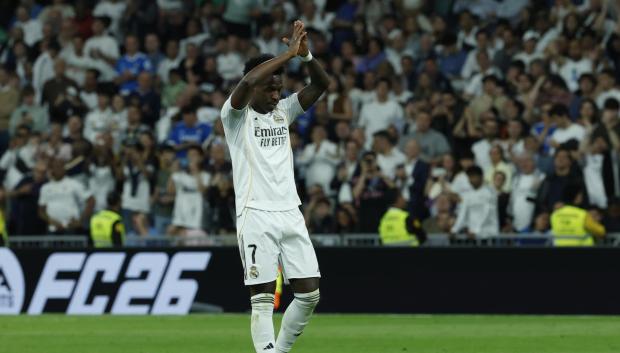 Vinicius pide perdón tras anotar el 2-0 ante el Alavés