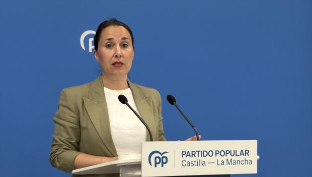 La portavoz del Partido Popular de Castilla-La Mancha, Alejandra Hernández