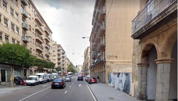 Solar de la Gran Vía de Salamanca, entre soportales