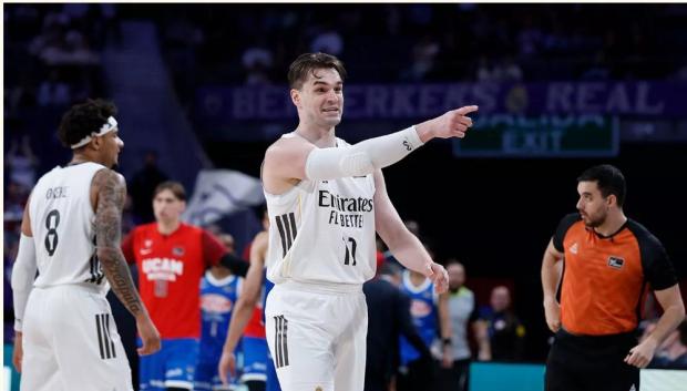 Mario Hezonja anotó 40 puntos en la victoria del Real Madrid ante el UCAM Murcia