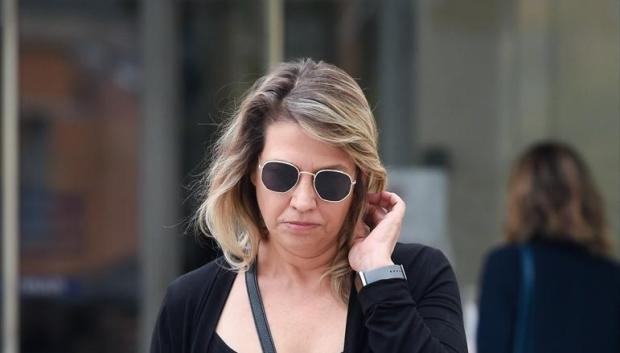 La asesora de Moncloa, Cristina Álvarez, a su llegada a los Juzgados de Plaza de Castilla