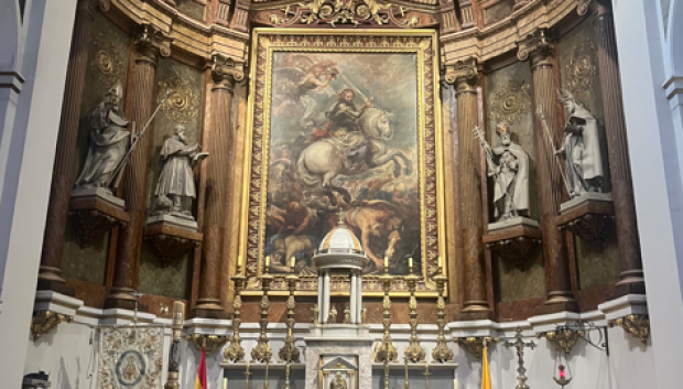 Interior de la Real Iglesia Parroquial de Santiago y San Juan Bautista