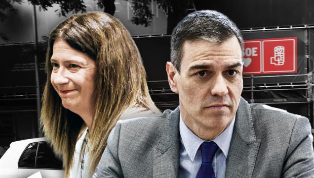Montaje Leire Díez y Pedro Sánchez