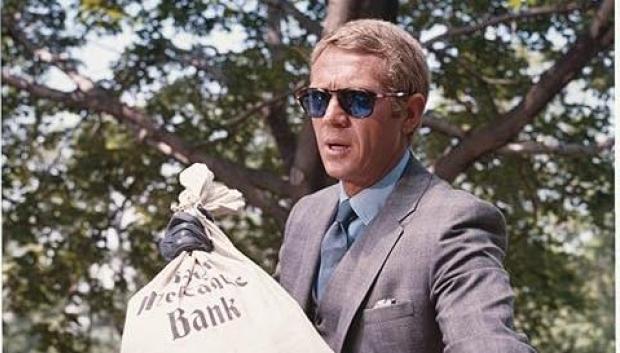 Steve McQueen en El caso de Thomas Crown (1968)