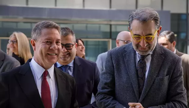 Emiliano García-Page, presidente de Castilla-La Mancha y Jesús Fernández Sanz, consejero de Sanidad en la región