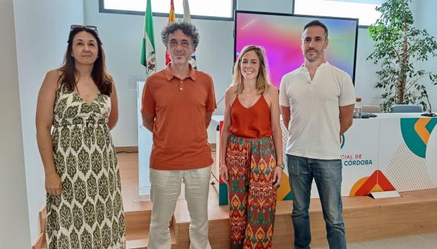 Rosa Mata, Rafael Salas, Natalia Pérez y Antonio Bracero