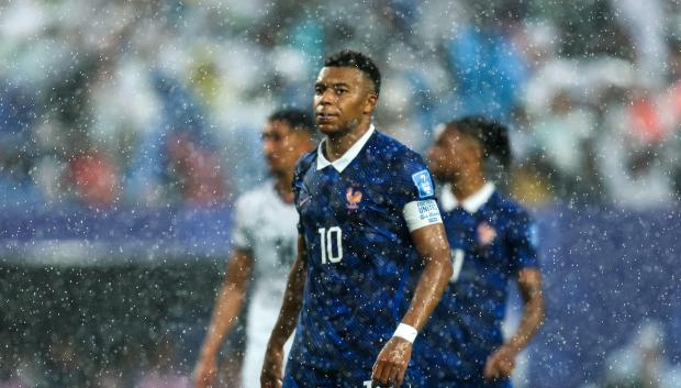 Kylian Mbappé durante el encuentro de Francia-Irak del Mundial 2026