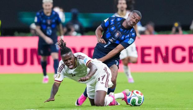 Nico Williams, en el momento exacto de su lesión