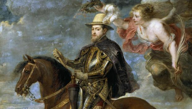 'Felipe II a caballo', obra de Rubens