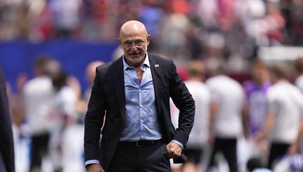 Luis de la Fuente tras la victoria ante Bélgica en cuartos de final