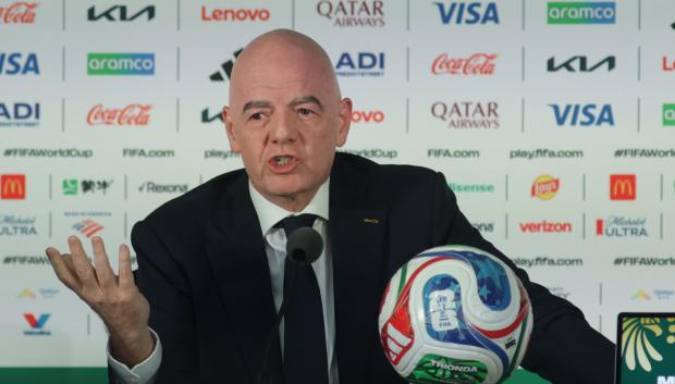 Imagen del presidente de la FIFA