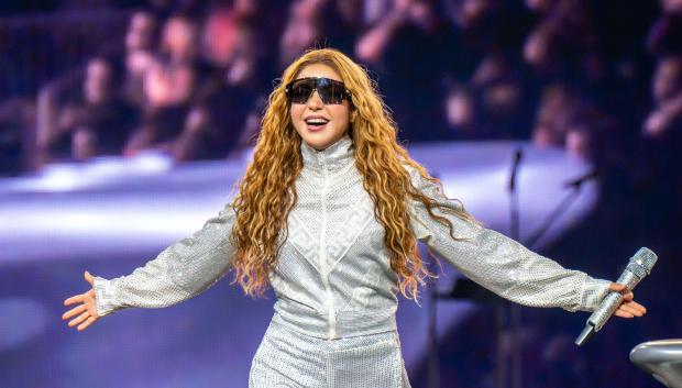 Shakira, en una de sus actuaciones de Las mujeres ya no lloran World TourShakira performs during 'Las Mujeres Ya No Lloran' World Tour, San Jose, California, USA - 20 Jun 2026 *** Local Caption *** .