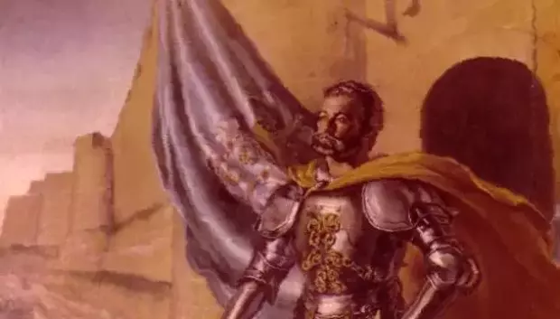 Pedro de Estopiñán en el Oleo de Vicente Maeso (1917-1993)
