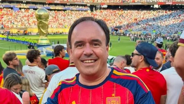 Imagen de Pérez Llorca tomada en la final del Mundial