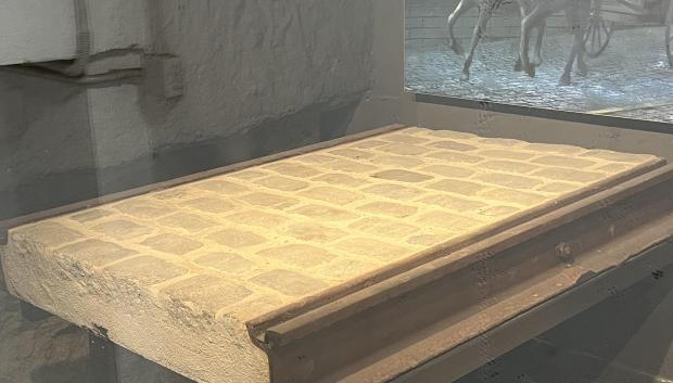 Restos arqueológicos del aparcamiento de las Cortes