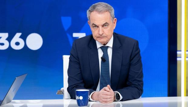 José Luis Rodríguez Zapatero, en el plató de Mañaneros 360º