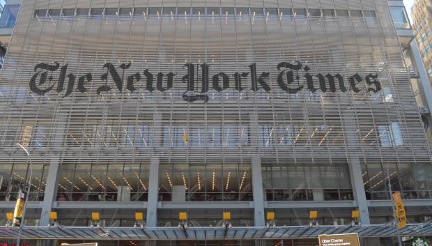 Edificio del periódico estadounidense ´The New York Times´