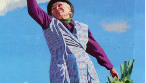 Mural del artista Yoseba MP