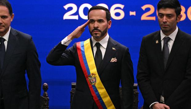 Abelardo de la Espriella tras jurar su cargo como presidente de Colombia