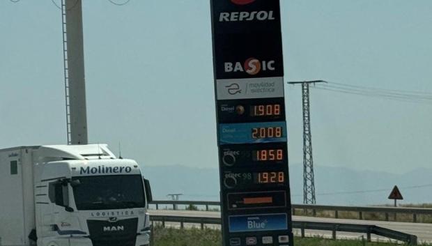 El precio de los combustibles hoy está disparado