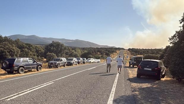 Imagn del incendio de Segovia, este domingo