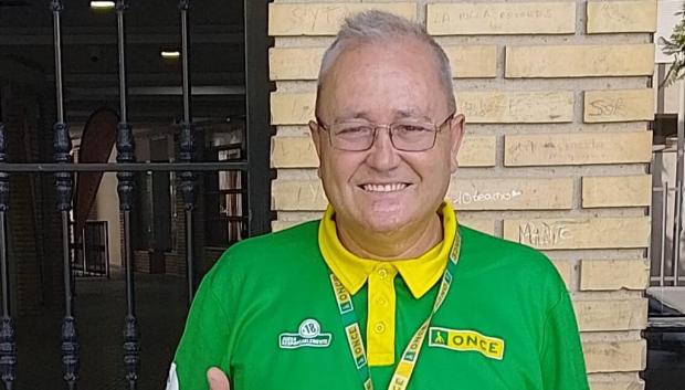 José Córdoba, vendedor de la ONCE