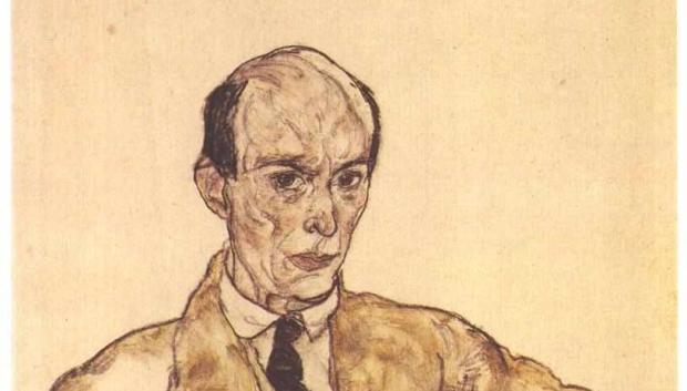 Retrato de Schoenberg, por Egon Schiele