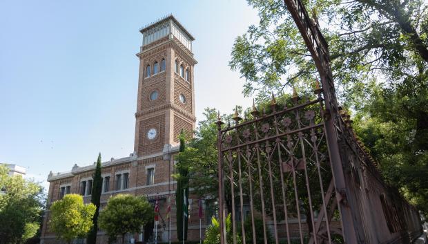Fachada de Casa Árabe, a 8 de julio de 2026, en Madrid