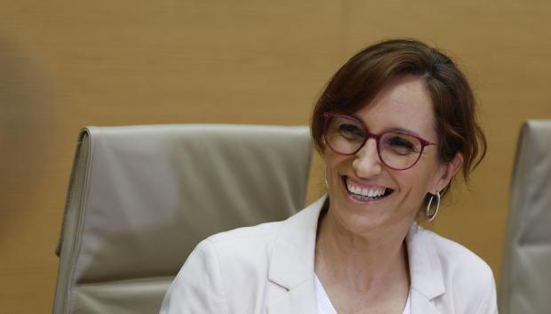 La ministra de Sanidad, Mónica García, comparece este jueves en la Comisión de Sanidad del Congreso para informar de la gestión de sus competencias en la crisis migratoria de Ceuta