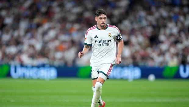 (Foto de ARCHIVO)
Federico Valverde of Real Madrid CF in action during the Spanish League, LaLiga EA Sports, football match played between Real Madrid and Real Sociedad at Bernabeu stadium on August 26, 2026, in Madrid, Spain.

Oscar J. Barroso / AFP7 / Europa Press
26/8/2026 ONLY FOR USE IN SPAIN