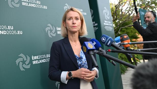 La Alta Representante de la UE para la Política Exterior, Kaja Kallas, en la reunión de ministros de Exteriores celebrada en Irlanda